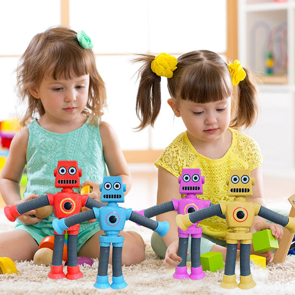 Ultimate Sensory Toy for Kids – Colorful Telescopic Fidget Play with Suction Cups (3+ years)