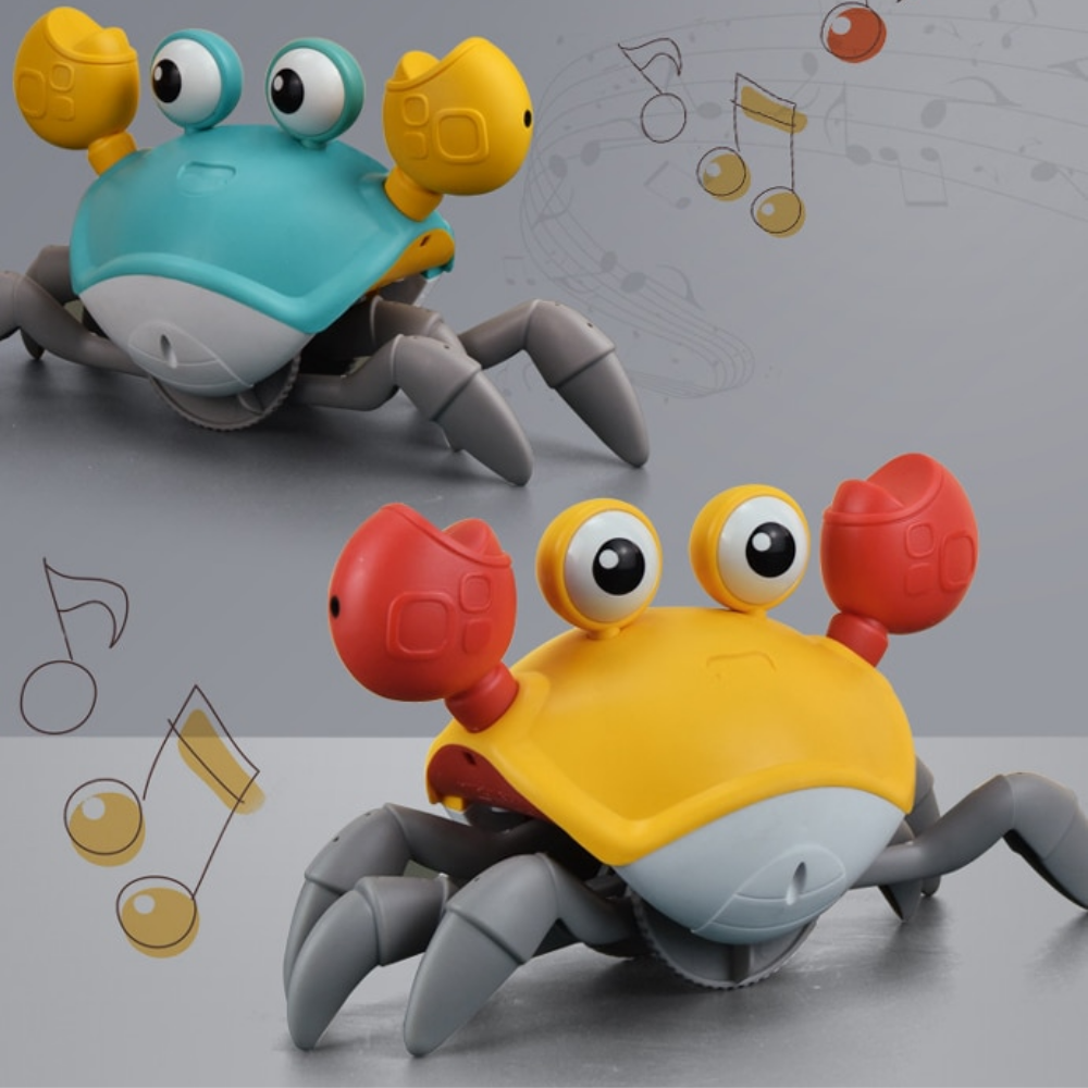 Walking Crab – Crawling Toy for Babies – Light-Up, Musical & Motion Sensor Fun