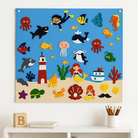 Interactive Felt Board for Toddlers – Endless Fun with Reusable Shapes & Learning