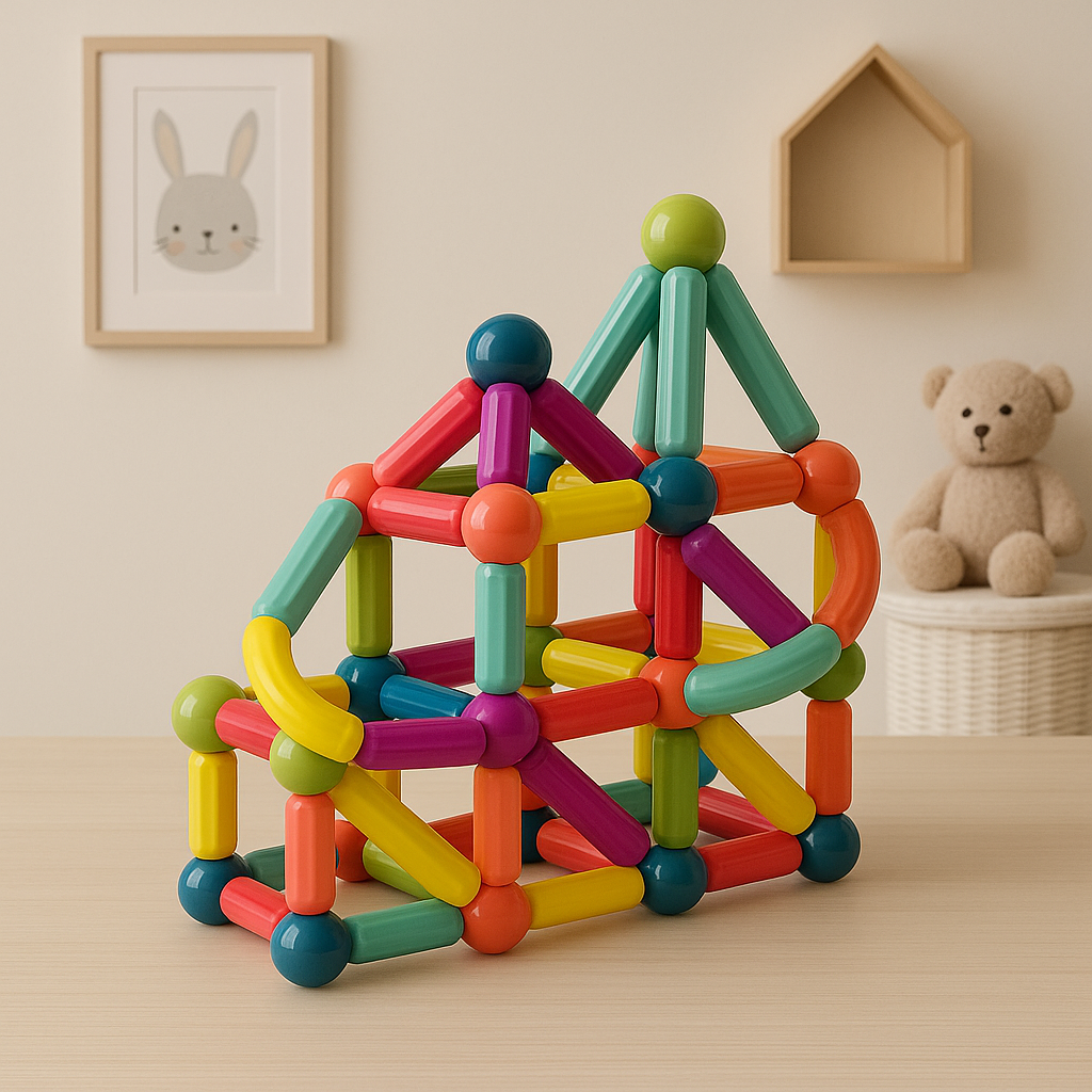 Magnetic Building Sticks – Boost Creativity & Fine Motor Skills Through Play