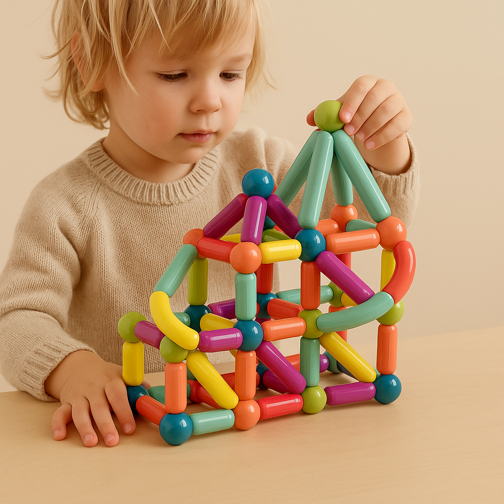 Magnetic Building Sticks – Boost Creativity & Fine Motor Skills Through Play