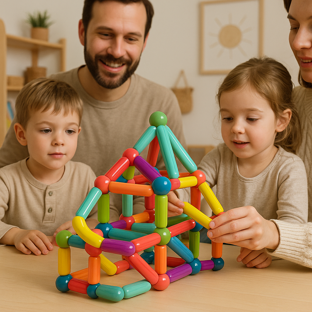 Magnetic Building Sticks – Boost Creativity & Fine Motor Skills Through Play
