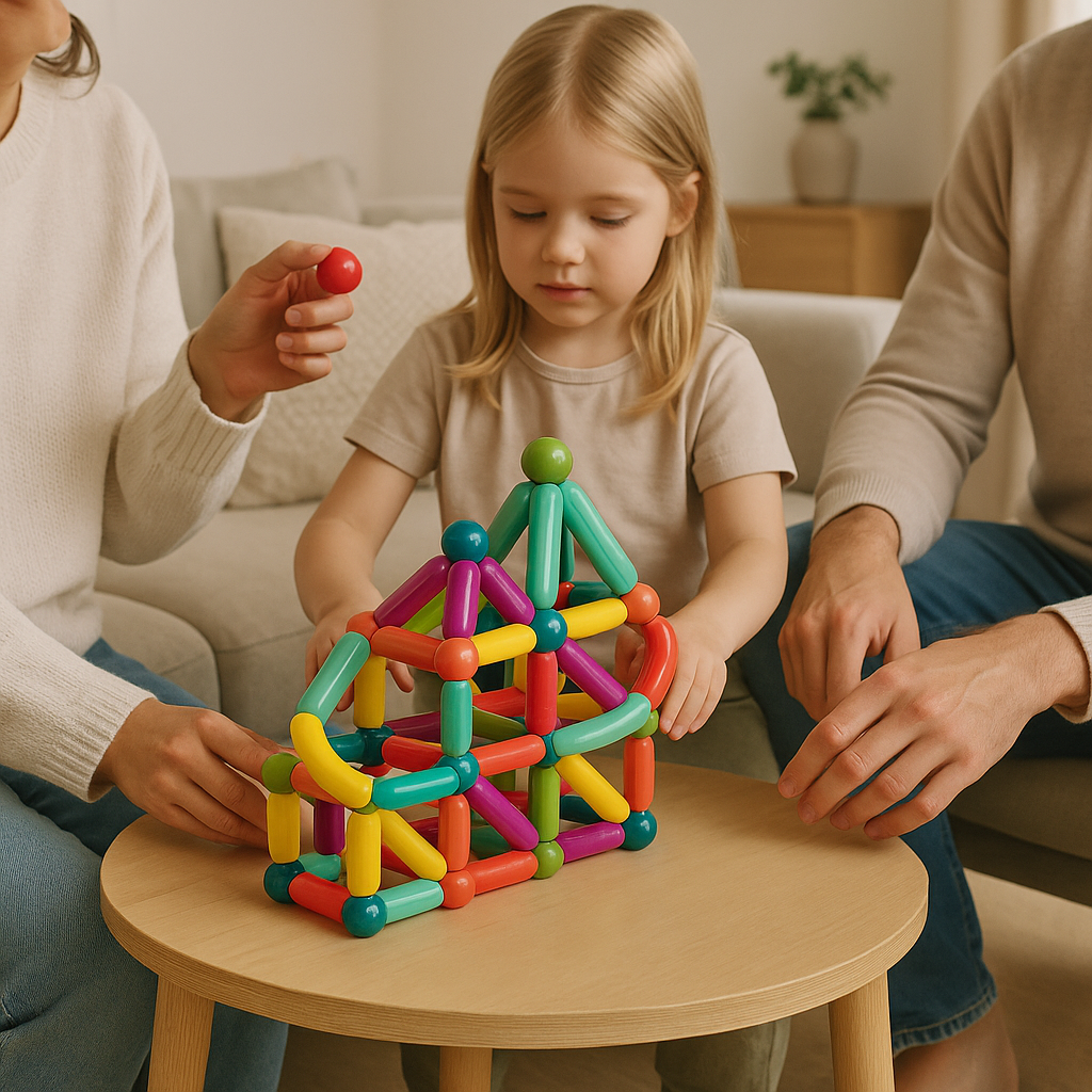 Magnetic Building Sticks – Boost Creativity & Fine Motor Skills Through Play