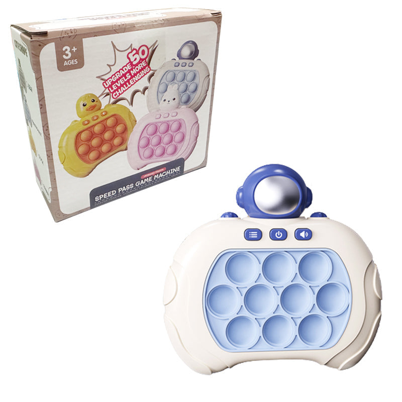 Reflex Training Handheld Game – Light-Up Push Bubble Console for Kids & Adults | Improves Focus, Speed & Coordination (2+ years)