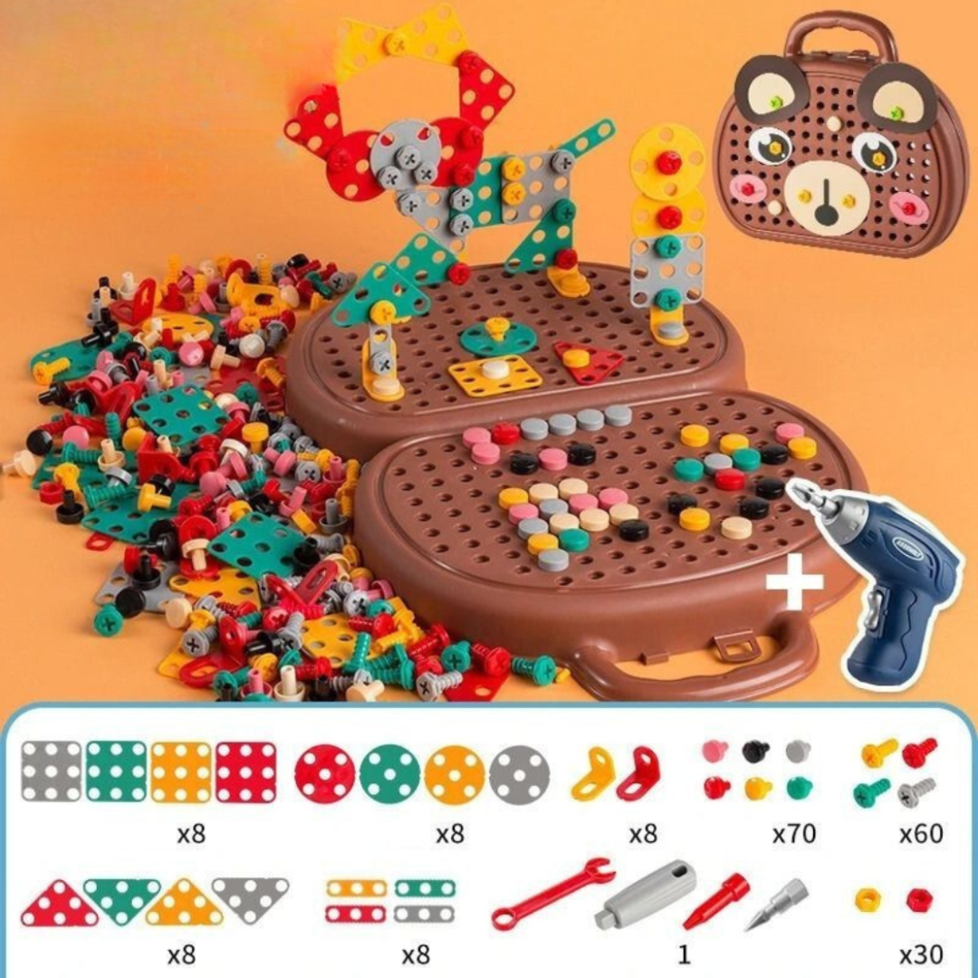 Montessori Tool Box – Creative Educational Construction Set for Kids (3+ years)