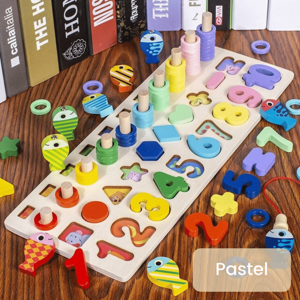 Montessori Wooden Activity Board – Learn Through Play