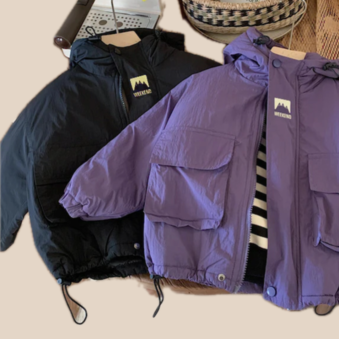 Lightweight Kids Windbreaker Jacket with Hood – Waterproof, Breathable & Durable Outdoor Coat (2-8 years)