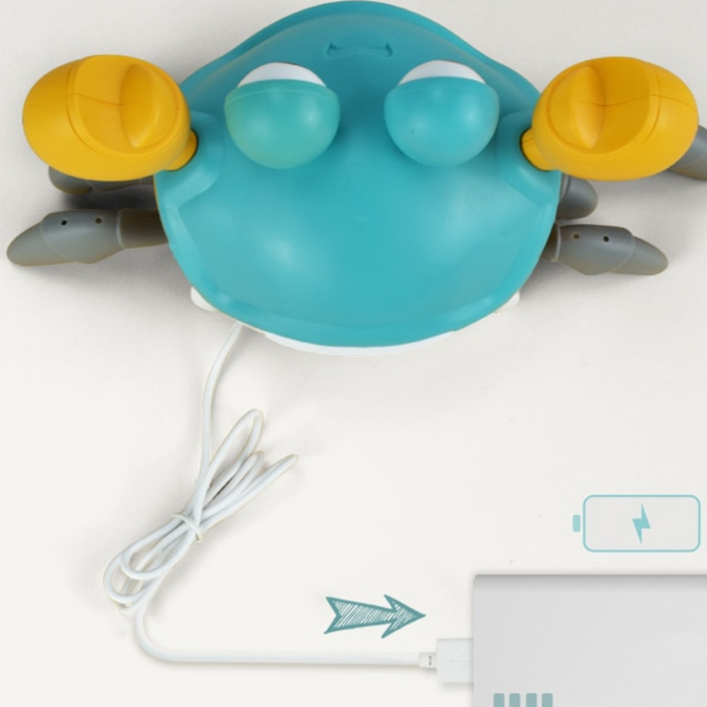 Walking Crab – Crawling Toy for Babies – Light-Up, Musical & Motion Sensor Fun