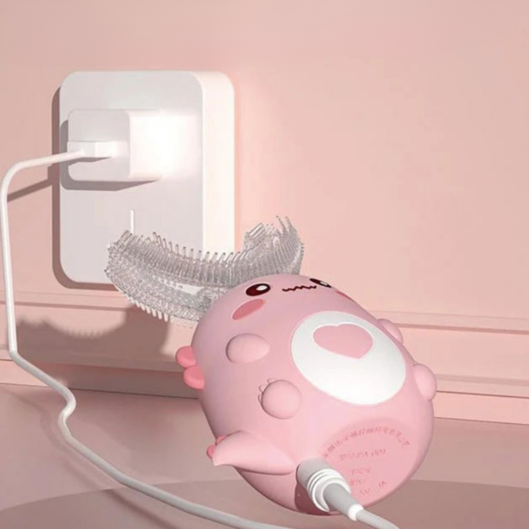 Kids Electric 360° Toothbrush – Fun Dino Design for Easy & Healthy Brushing (2-12 years)