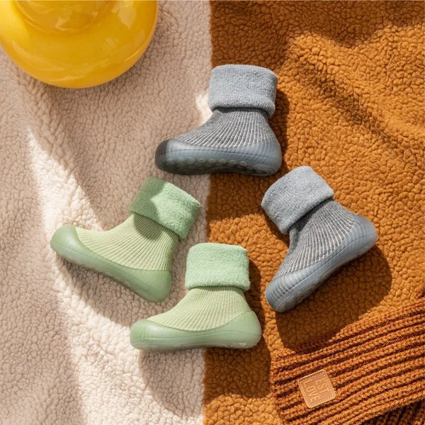 Mini Fashion Toddler Sock Shoes – Anti-Slip, Warm & Easy Wear for Indoors and Outdoors