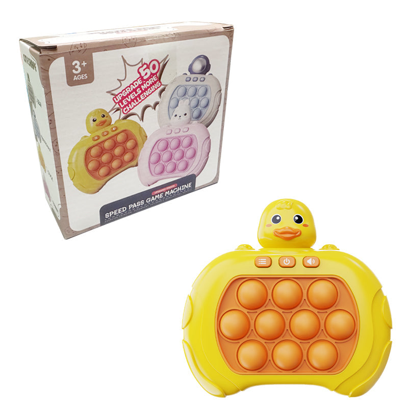 Reflex Training Handheld Game – Light-Up Push Bubble Console for Kids & Adults | Improves Focus, Speed & Coordination (2+ years)