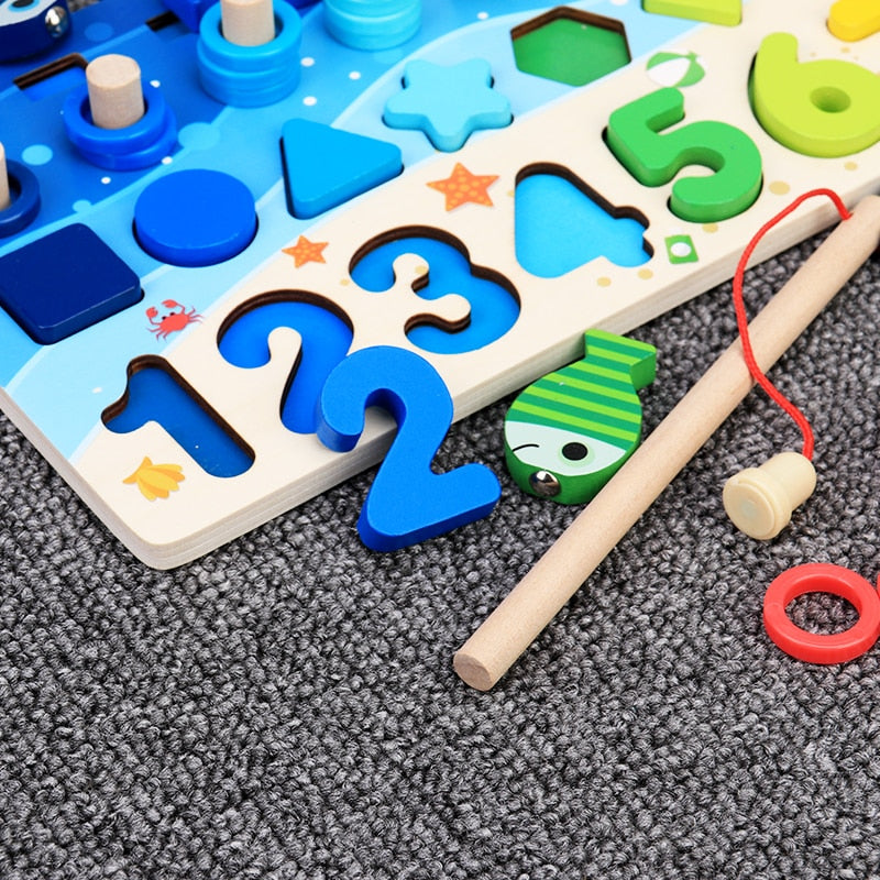 Montessori Wooden Activity Board – Learn Through Play
