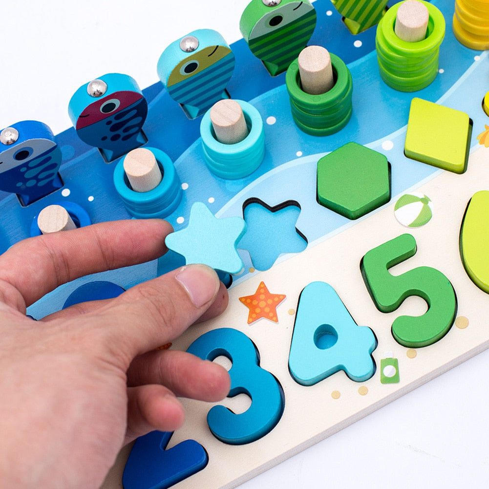 Montessori Wooden Activity Board – Learn Through Play