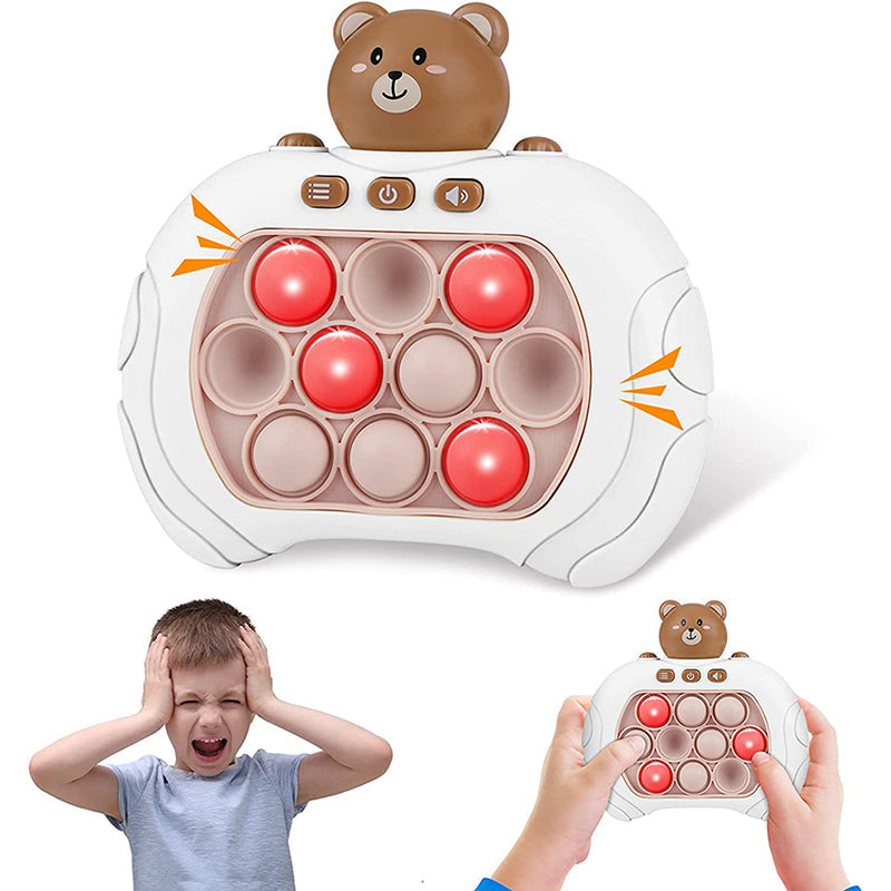 Reflex Training Handheld Game – Light-Up Push Bubble Console for Kids & Adults | Improves Focus, Speed & Coordination (2+ years)