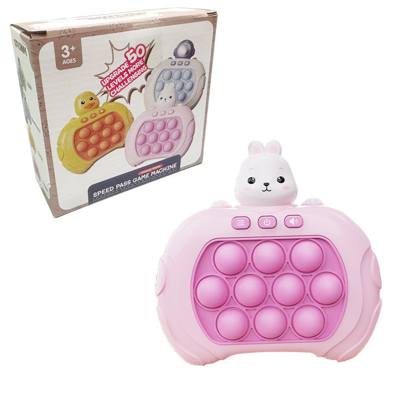 Reflex Training Handheld Game – Light-Up Push Bubble Console for Kids & Adults | Improves Focus, Speed & Coordination (2+ years)