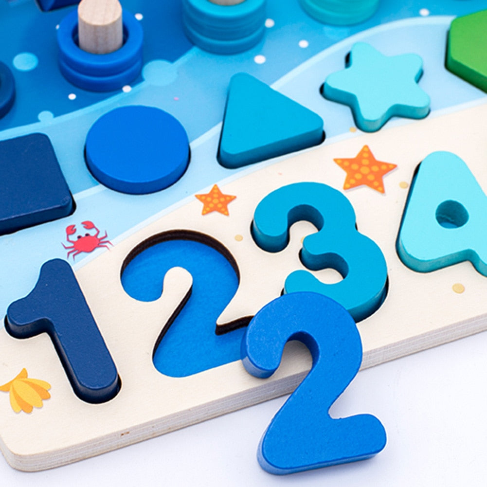 Montessori Wooden Activity Board – Learn Through Play