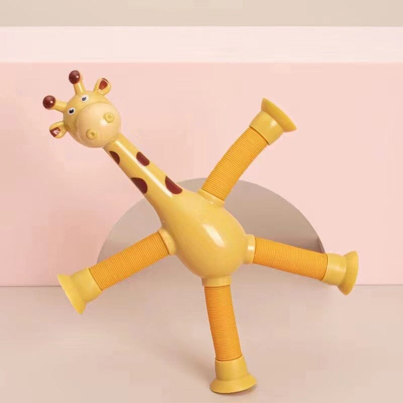 Ultimate Sensory Toy for Kids – Colorful Telescopic Fidget Play with Suction Cups (3+ years)