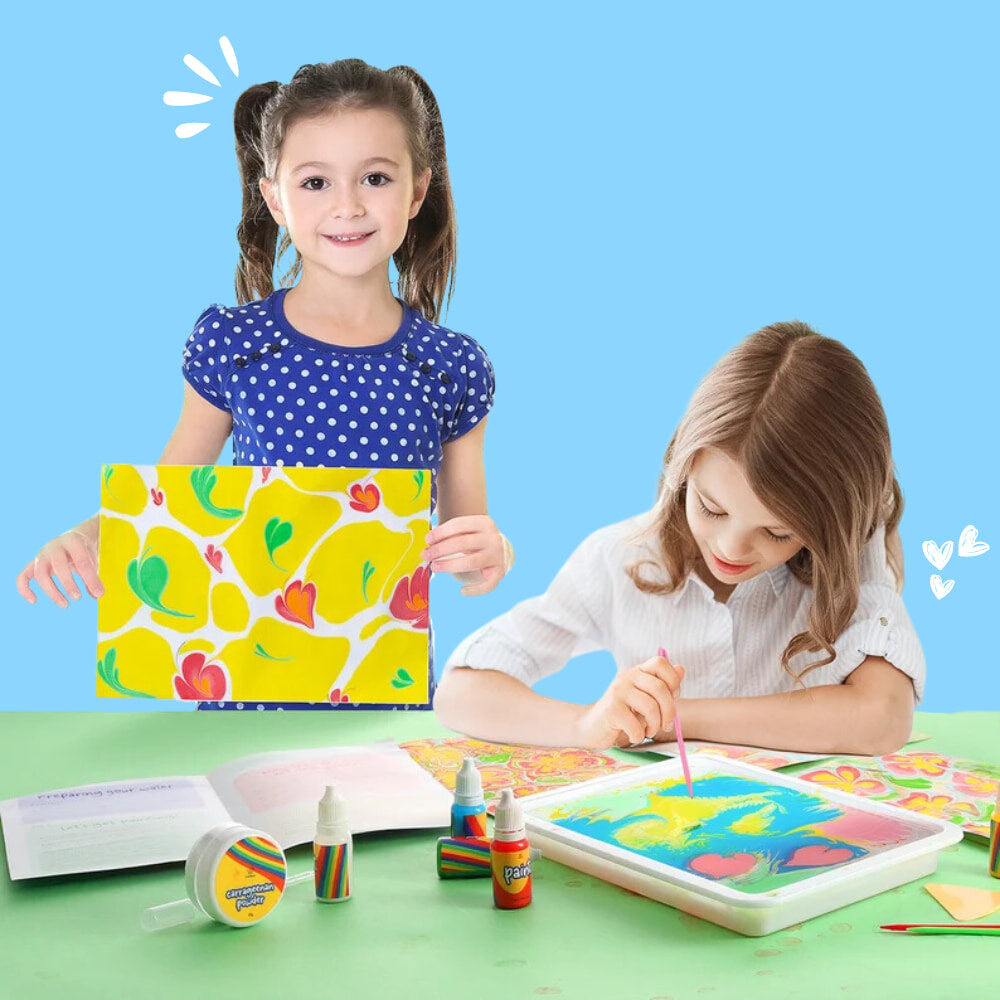 Creative Marble Painting Set for Kids – Fun DIY Arts & Crafts Kit (7+ years)