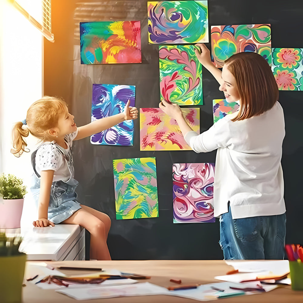 Creative Marble Painting Set for Kids – Fun DIY Arts & Crafts Kit (7+ years)