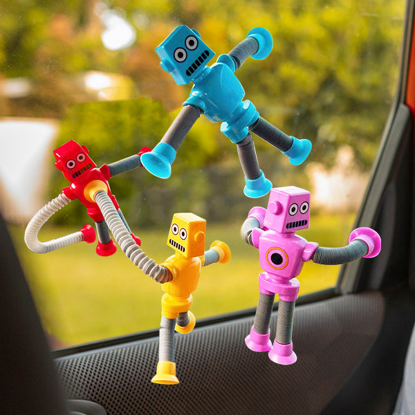 Ultimate Sensory Toy for Kids – Colorful Telescopic Fidget Play with Suction Cups (3+ years)