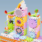 Montessori Gear Building Set – Creative Construction Toy with Rotating Power (3+ years)