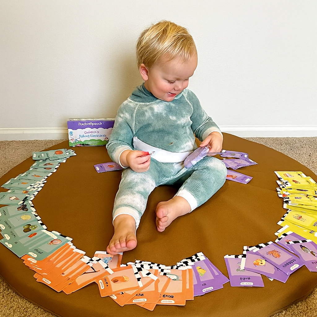 Interactive Speech Development Toy for Toddlers - Educational Flashcard Learning Device (2-5 years)