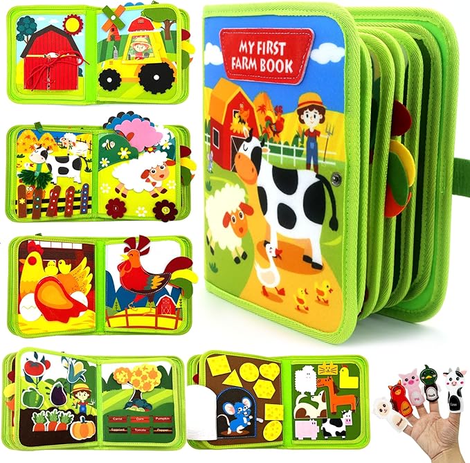 Educational Montessori Farm Storybook for Kids – Interactive Learning & Imaginative Play (1-5 years)