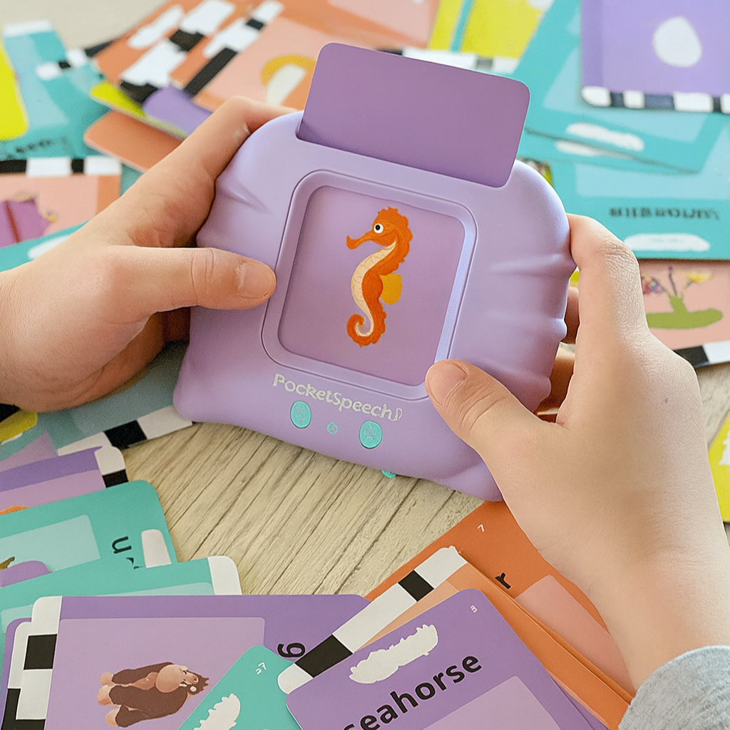 Interactive Speech Development Toy for Toddlers - Educational Flashcard Learning Device (2-5 years)
