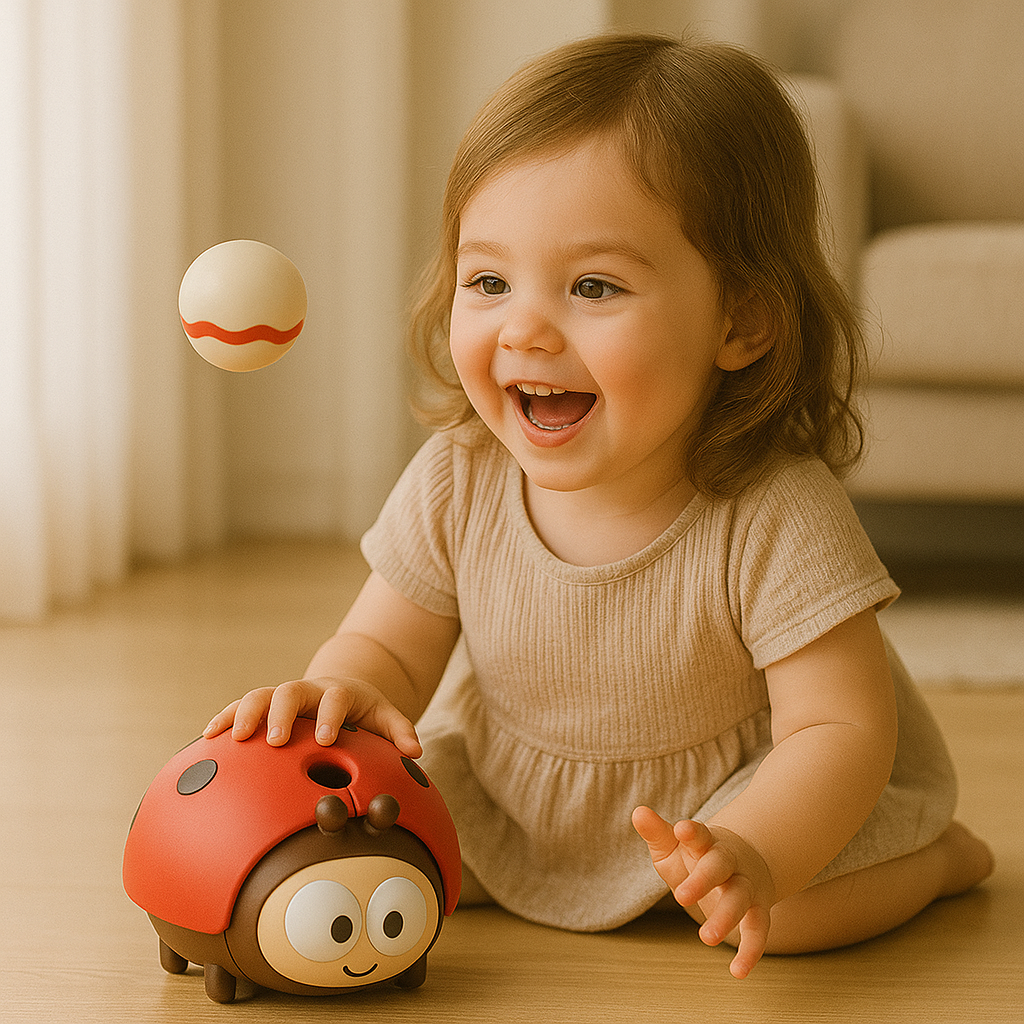 Ladybug Balloon Toy – Fun & Interactive Sensory Play for Kids (6+ months)