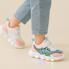 Kids Light-Up Dinosaur Sneakers with Flashing LED Soles – Toddler & Little Kid Sizes (1-6 years)