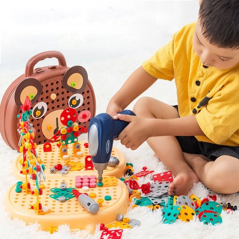 Montessori Tool Box – Creative Educational Construction Set for Kids (3+ years)