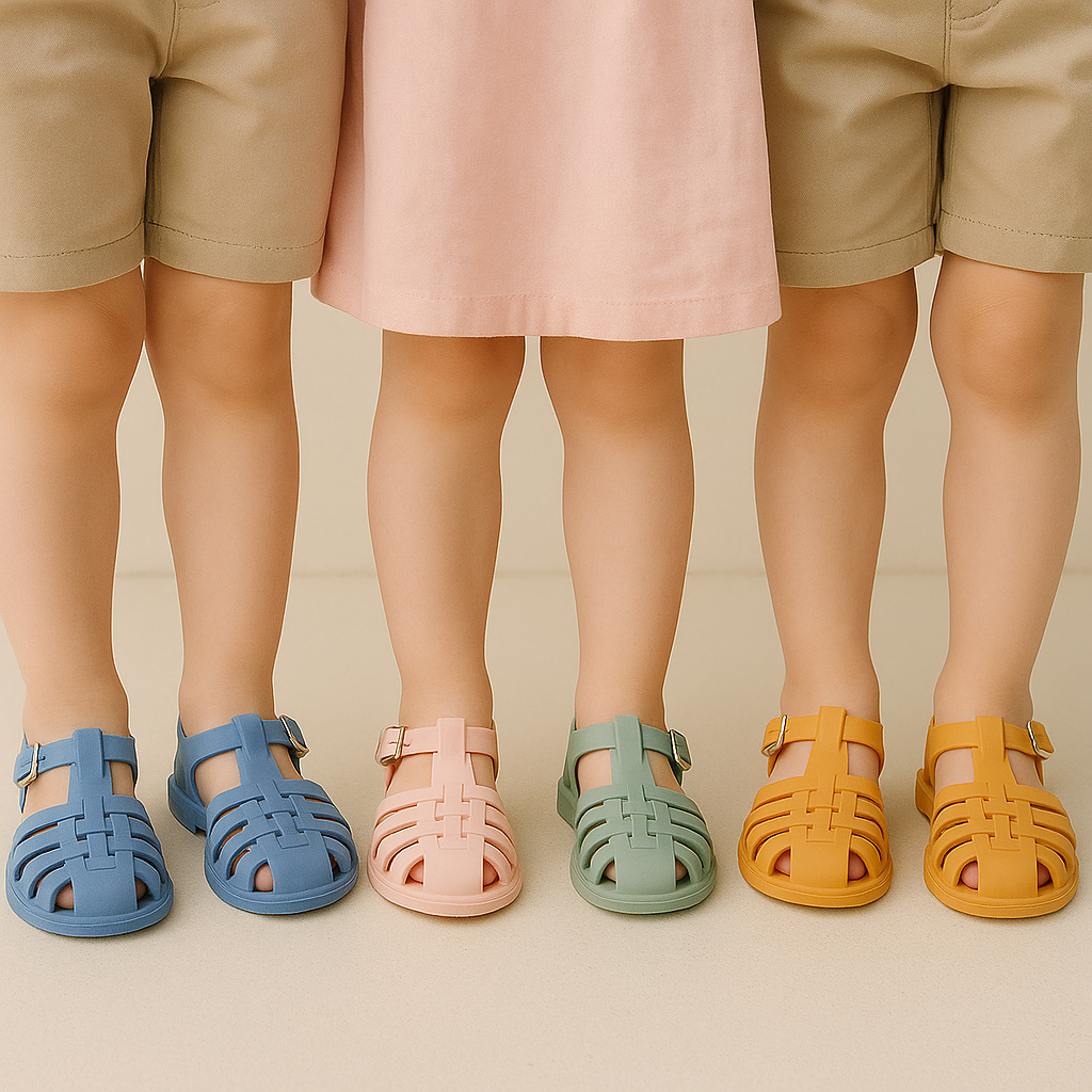 Toddler Jelly Sandals – Soft, Flexible & Water-Resistant Summer Shoes (1 – 8 Years)