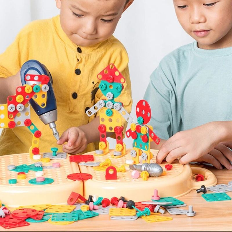 Montessori Tool Box – Creative Educational Construction Set for Kids (3+ years)