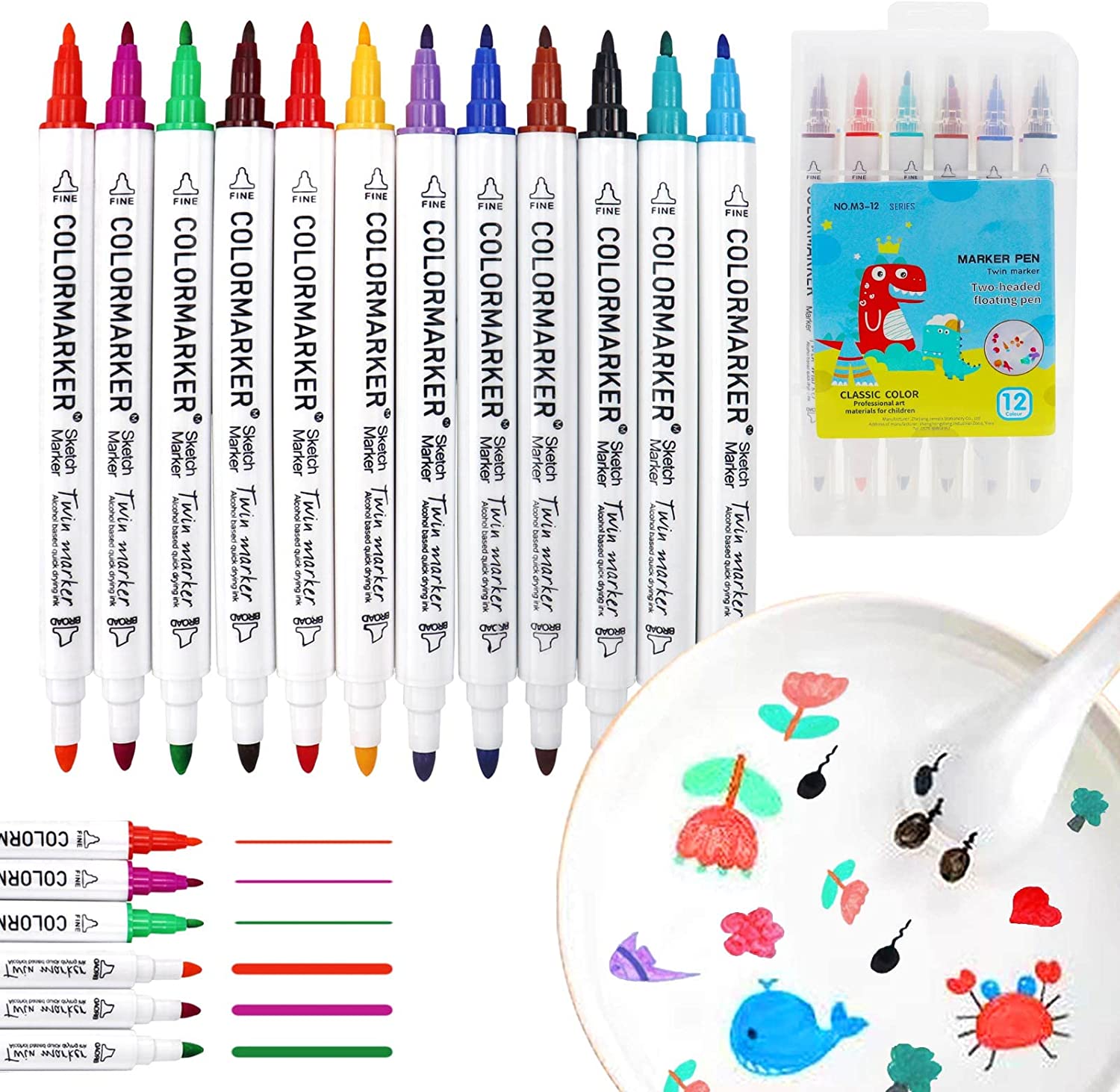 Water Painting Magic Pen – Mess-Free Creative Fun with Free Ceramic Spoon
