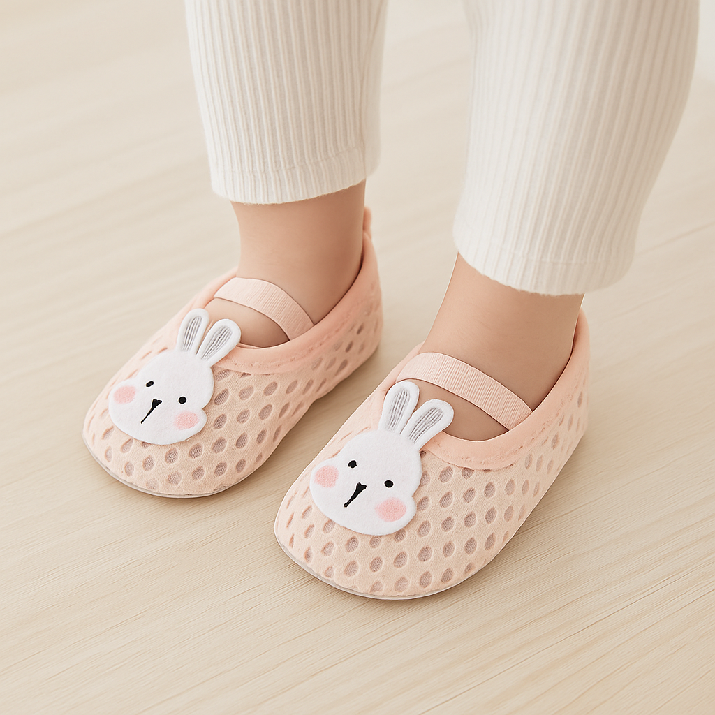Non-Slip Baby Socks for First Walkers – Breathable Mesh Grip Socks for Toddlers (10 Months - 3 Years)