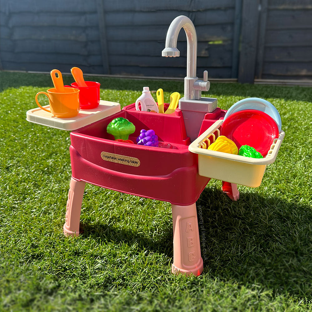 Magical Water Play Kitchen for Kids - Interactive Faucet and Kitchen Toys (3+ years)