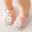 Non-Slip Baby Socks for First Walkers – Breathable Mesh Grip Socks for Toddlers (10 Months - 3 Years)