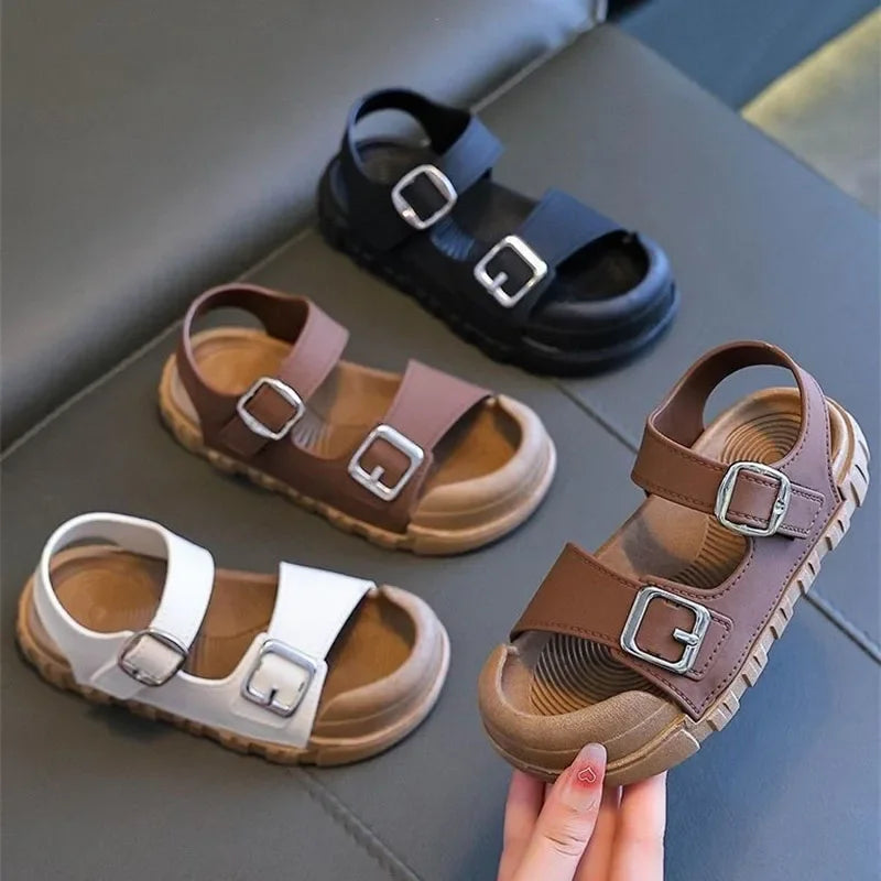 Protective Toe Kids Sandals for Boys and Girls – Lightweight, Adjustable, Easy-Clean (1 – 10 Years)