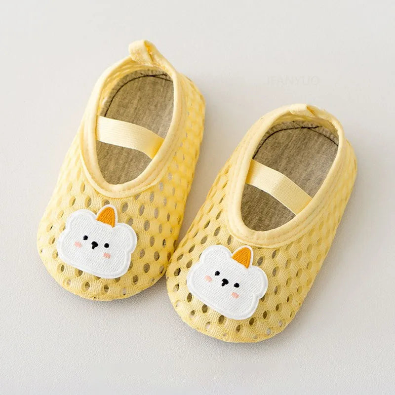 Non-Slip Baby Socks for First Walkers – Breathable Mesh Grip Socks for Toddlers (10 Months - 3 Years)