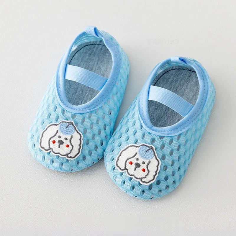 Non-Slip Baby Socks for First Walkers – Breathable Mesh Grip Socks for Toddlers (10 Months - 3 Years)