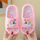 Unicorn Summer Slippers for Kids – Soft Cartoon Slides for Indoor & Outdoor Use (1-6 years)