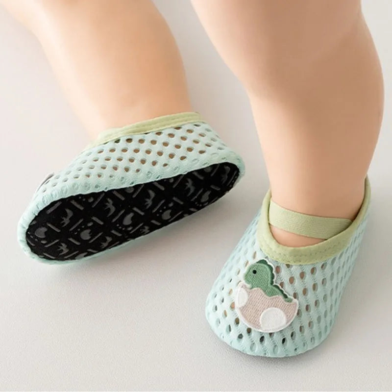 Non-Slip Baby Socks for First Walkers – Breathable Mesh Grip Socks for Toddlers (10 Months - 3 Years)