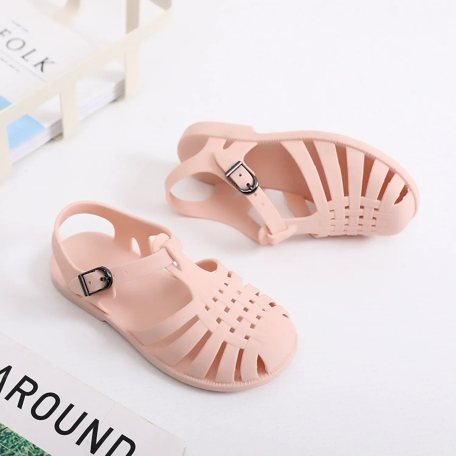 Toddler Jelly Sandals – Soft, Flexible & Water-Resistant Summer Shoes (1 – 8 Years)