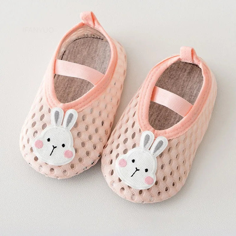 Non-Slip Baby Socks for First Walkers – Breathable Mesh Grip Socks for Toddlers (10 Months - 3 Years)