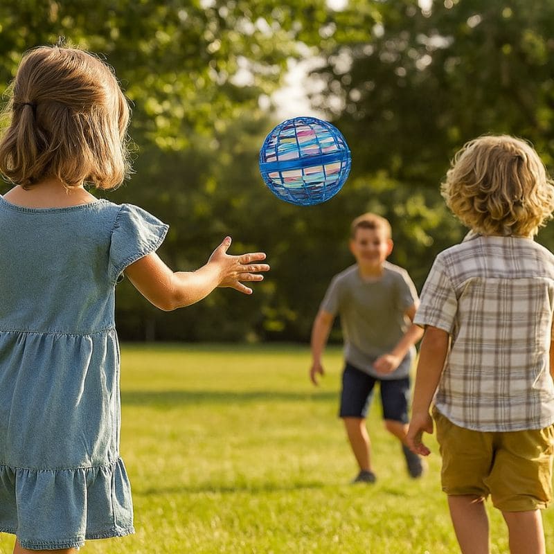 Interactive Flying Light Orb Toy for Kids – Rechargeable LED Sensory Ball for Fun & Learning (6–14 years)