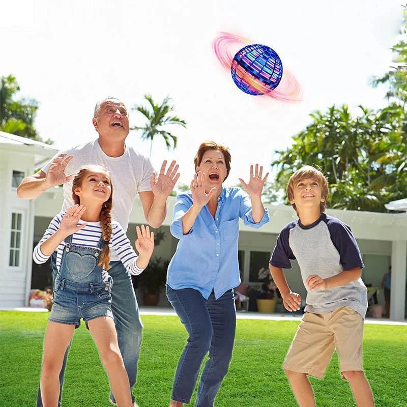 Interactive Flying Light Orb Toy for Kids – Rechargeable LED Sensory Ball for Fun & Learning (6–14 years)