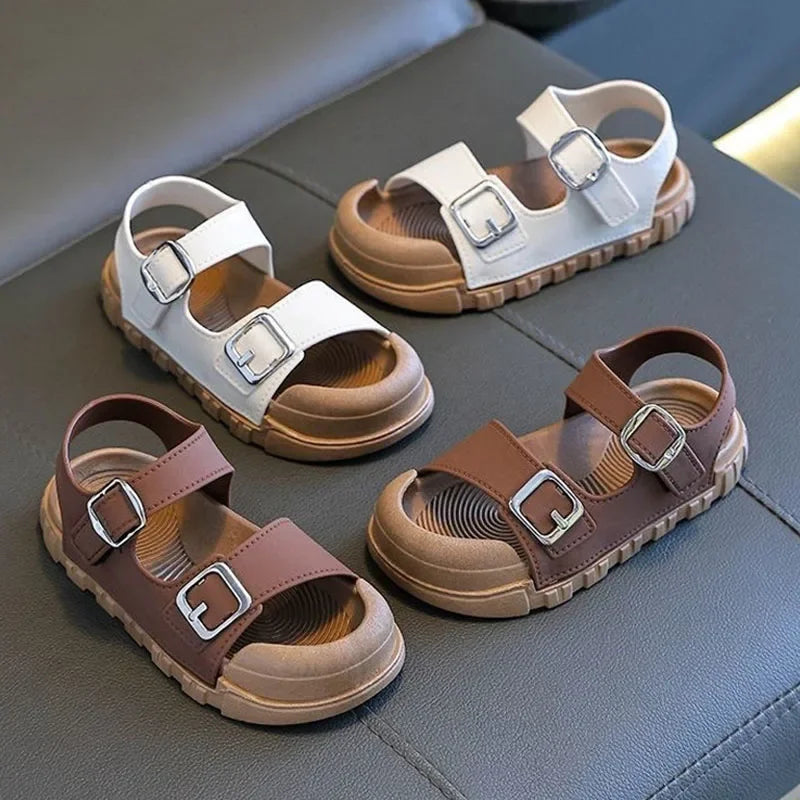 Protective Toe Kids Sandals for Boys and Girls – Lightweight, Adjustable, Easy-Clean (1 – 10 Years)