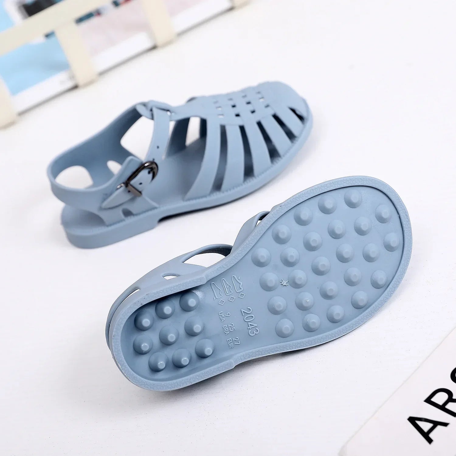 Toddler Jelly Sandals – Soft, Flexible & Water-Resistant Summer Shoes (1 – 8 Years)