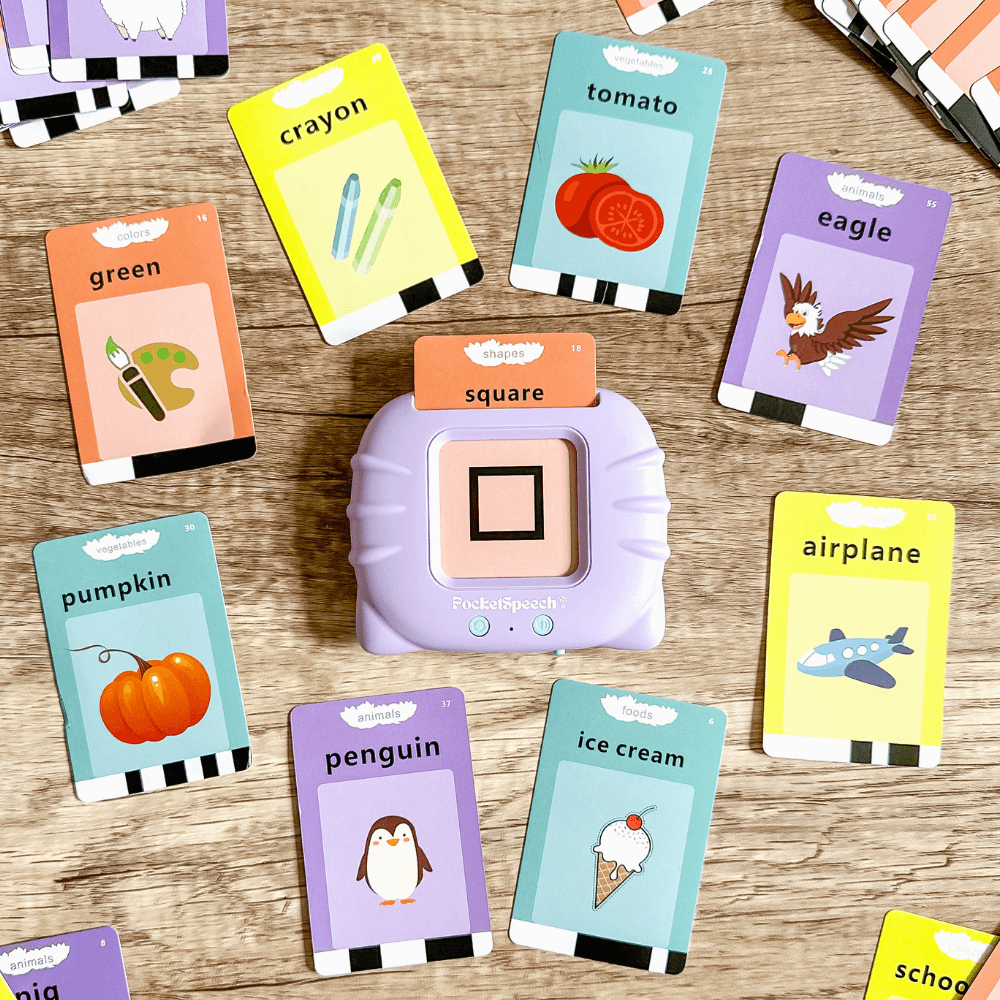 Interactive Speech Development Toy for Toddlers - Educational Flashcard Learning Device (2-5 years)