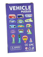 Magnetic Vehicle Puzzle – Montessori Learning Toy for Toddlers & Preschoolers (1-5 years)